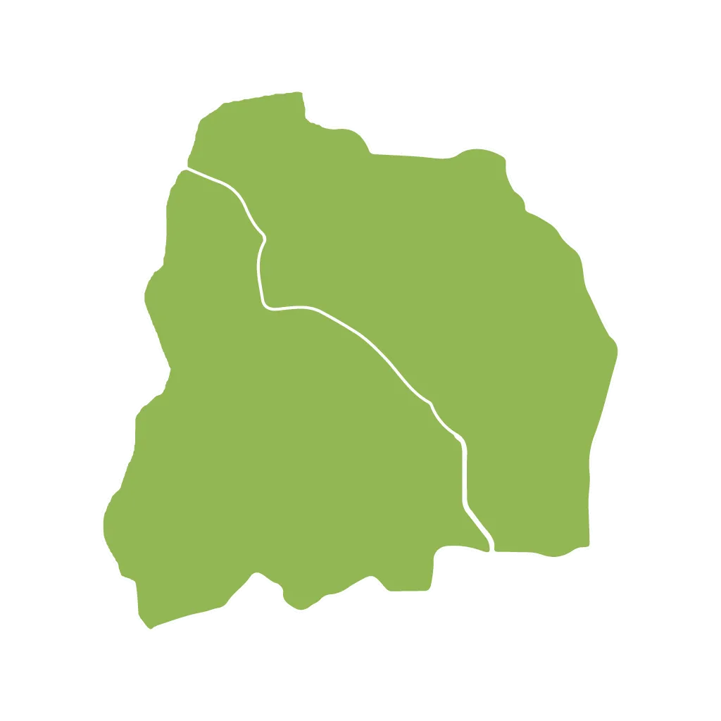 Distribución en San Juan y La Rioja